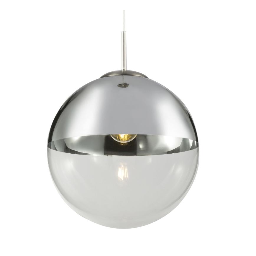 Globo - Ljuskrona med textilsladd 1xE27/40W/230V