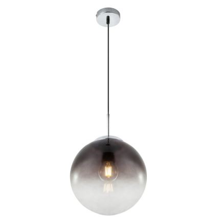 Globo - Ljuskrona med textilsladd 1xE27/40W/230V diameter 25 cm