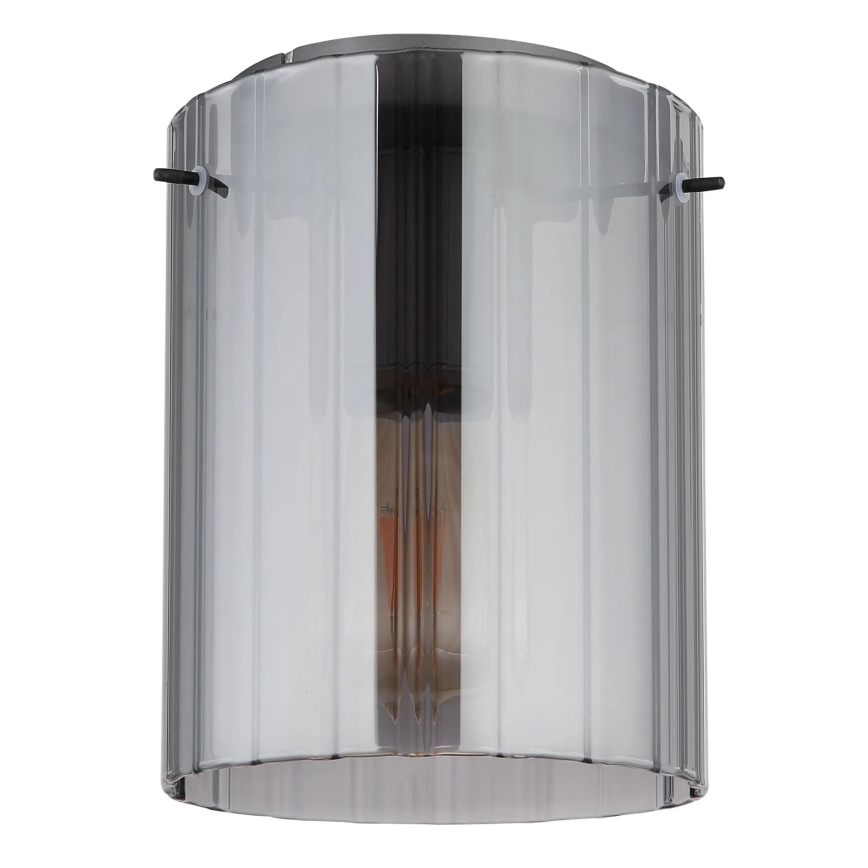 Globo - Taklampa 1xE27/40W/230V diameter 18 cm grå