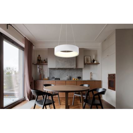 Globo - LED-pendel på kabel LED/45W/230V 2700/4000/6000K Ø 46 cm vit