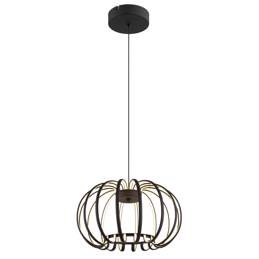 Globo - Dimbar LED-pendel på kabel LED/40W/230V 3000K svart