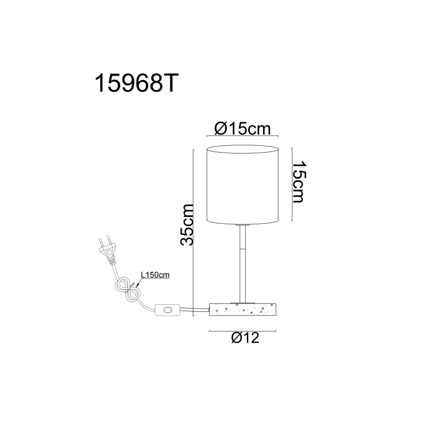 Globo - Bordslampa 1xE14/40W/230V