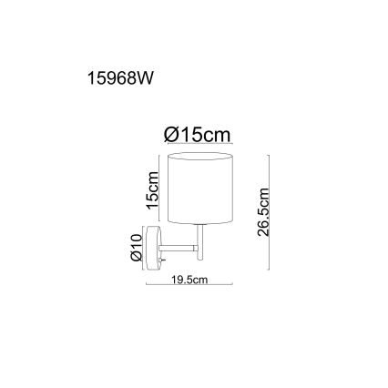 Globo - Vägglampa 1xE14/40W/230V