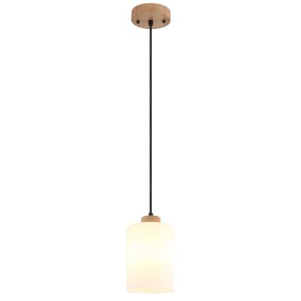 Globo - Hänglampa med sladd 1xE27/60W/230V ek/vit