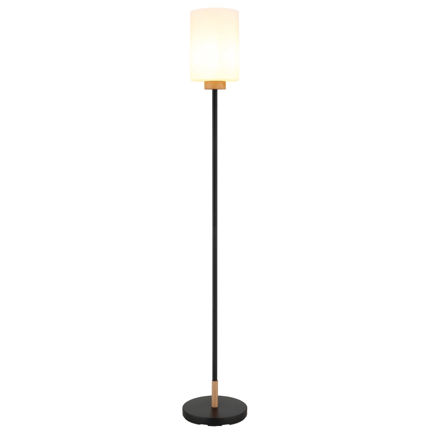 Globo - Golvlampa 1xE27/60W/230V svart/vit