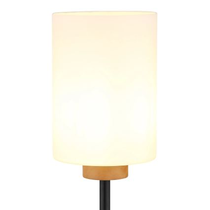 Globo - Golvlampa 1xE27/60W/230V svart/vit