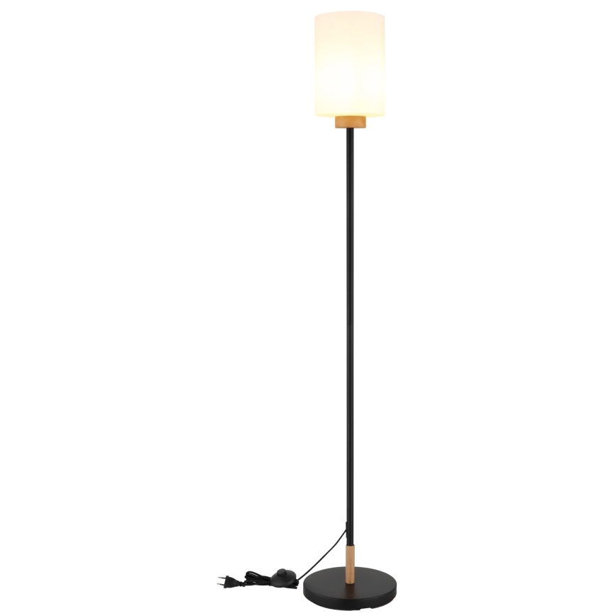 Globo - Golvlampa 1xE27/60W/230V svart/vit