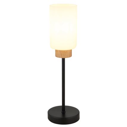 Globo - Bordslampa 1xE27/60W/230V svart/vit