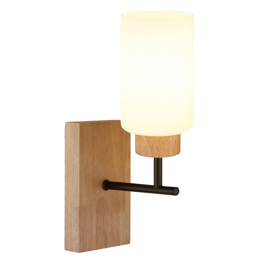 Globo - Vägglampa 1xE27/60W/230V ek/vit