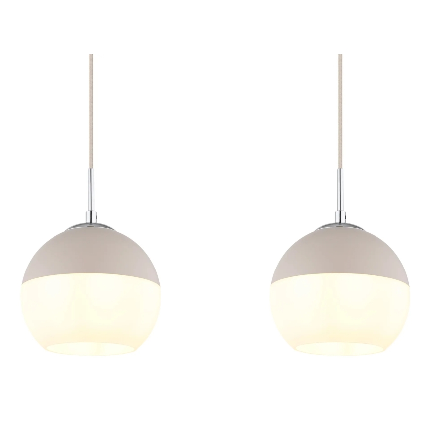 Globo - Taklampa med vajer 3xE27/60W/230V