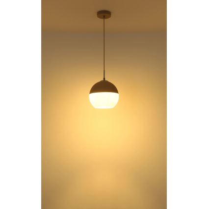 Globo - Takpendel med kabel 1xE27/60W/230V Ø 25 cm