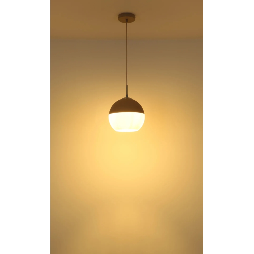 Globo - Takpendel med kabel 1xE27/60W/230V Ø 25 cm