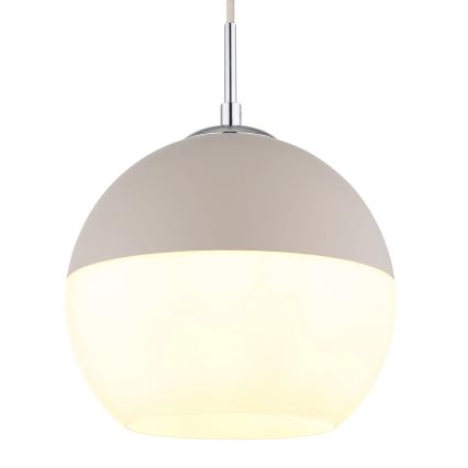 Globo - Takpendel med kabel 1xE27/60W/230V Ø 25 cm