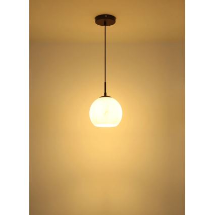 Globo - Takpendel på vajer 1xE27/60W/230V Ø 20 cm