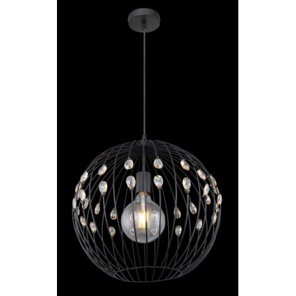 Globo - Pendellampa med kabel 1xE27/60W/230V Ø 40 cm