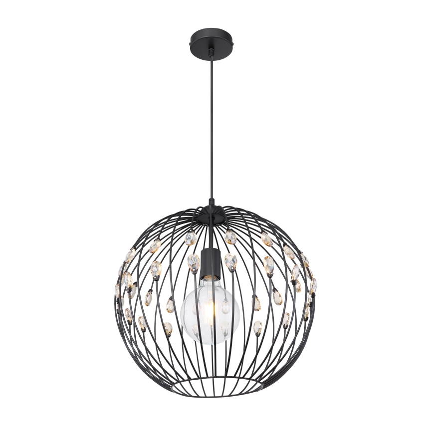 Globo - Pendellampa med kabel 1xE27/60W/230V Ø 40 cm