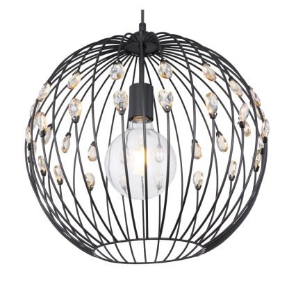 Globo - Pendellampa med kabel 1xE27/60W/230V Ø 40 cm