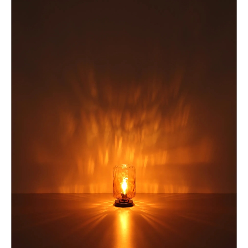 Globo - Bordslampa 1xE27/60W/230V brun