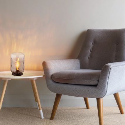 Globo - Bordslampa 1xE27/60W/230V grå