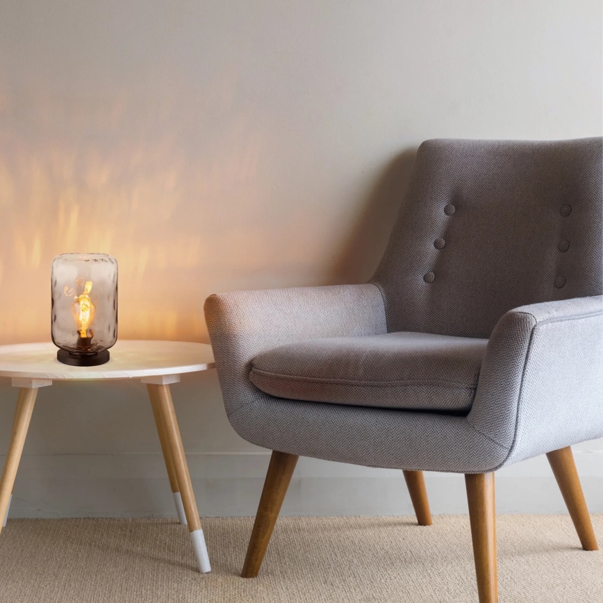 Globo - Bordslampa 1xE27/60W/230V grå