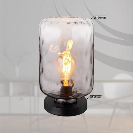 Globo - Bordslampa 1xE27/60W/230V grå