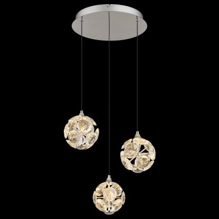 Globo - LED-pendel på vajer LED/24W/230V
