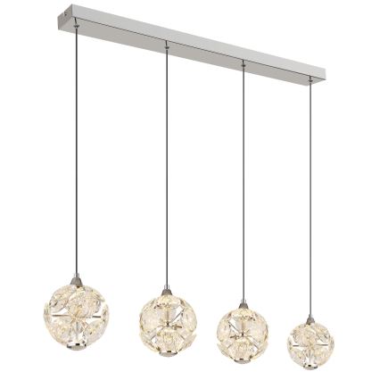 Globo - LED-pendel med vajer LED/32W/230V