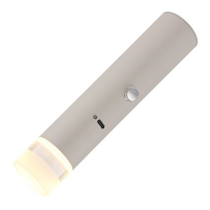 Globo - 2-i-1 LED-armatur, dimbar, touchstyrd och uppladdningsbar LED/2W/230/5V