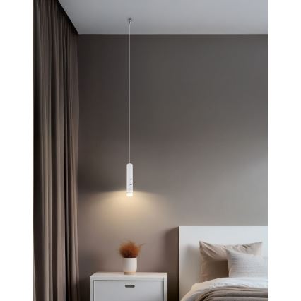 Globo - Dimbar 2-i-1 LED-lampa med touchfunktion, uppladdningsbar, 2W/230/5V, vit