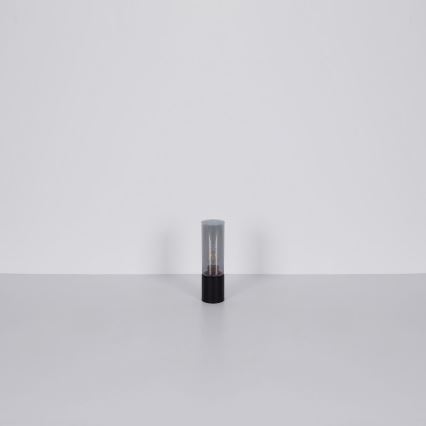 Globo - Touchbordslampa 1xE27/25W/230V Ø 9 cm svart