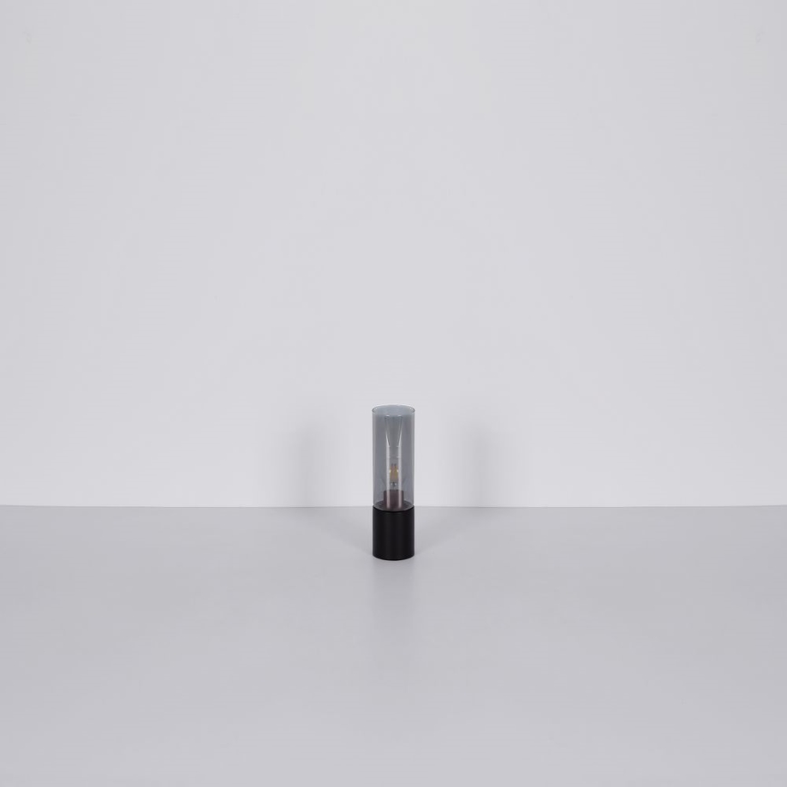 Globo - Touchbordslampa 1xE27/25W/230V Ø 9 cm svart