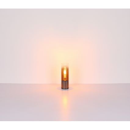 Globo - Bordslampa med touch 1xE27/25W/230V diameter 9 cm svart/koppar