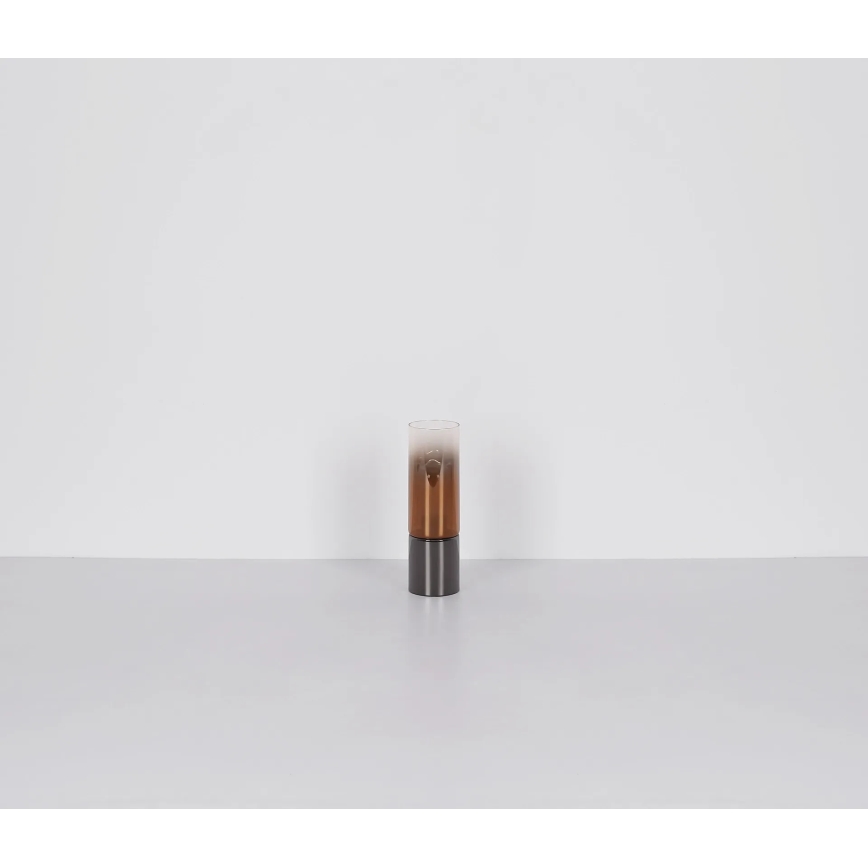 Globo - Bordslampa med touch 1xE27/25W/230V diameter 9 cm svart/koppar