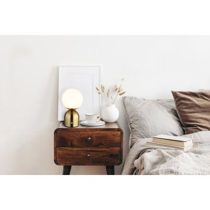 Globo - LED dimbar touchbordslampa LED/2,5W/3,7V 2700K/4000K/6500K 1800 mAh USB mässing