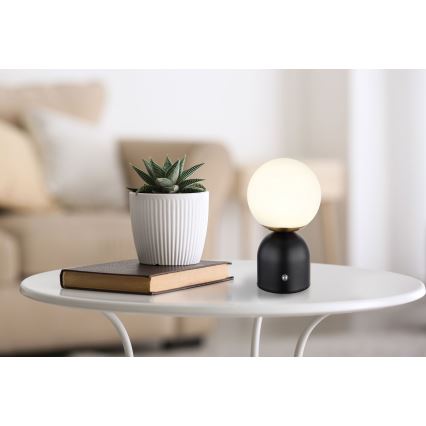 Globo - LED dimbar touchbordslampa LED/2,5W/3,7V 2700/4000/6500K 1800 mAh USB svart