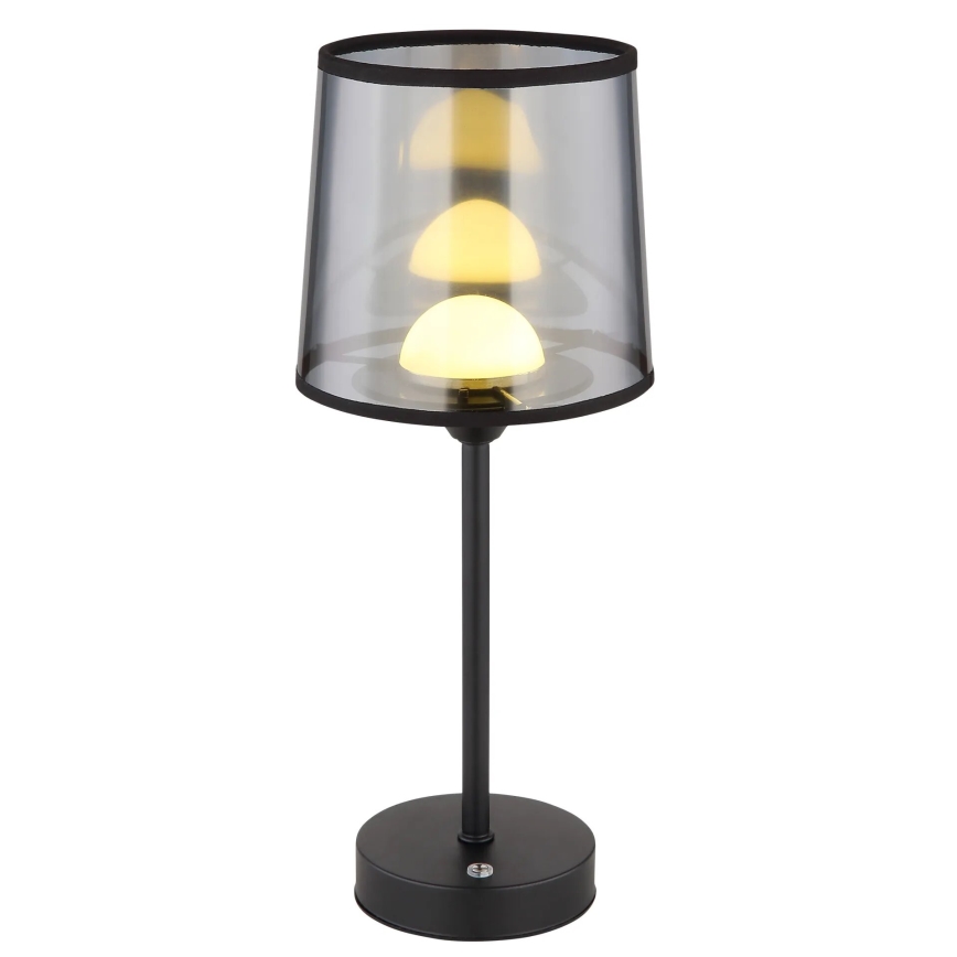 Globo - LED dimbar uppladdningsbar touchbordslampa LED/2,5W/3,7V 2700/4000/6500K 1800 mAh svart