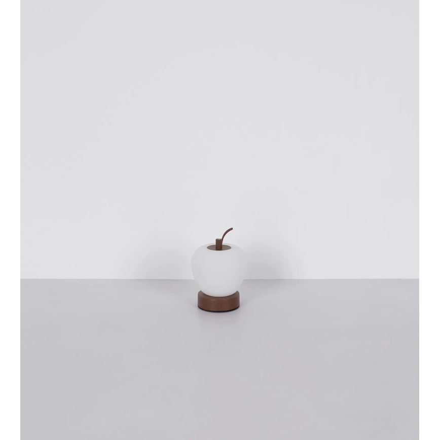 Globo - LED dimbar touchbordslampa LED/2W/3,7V 2700K/4000K/6500K 1200 mAh USB brun