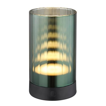 Globo - LED Utomhus ljusreglerad uppladdningsbar beröring bordslampa LED/2W/3,7V 2700/4000/6500K 1200mAh IP44 grön