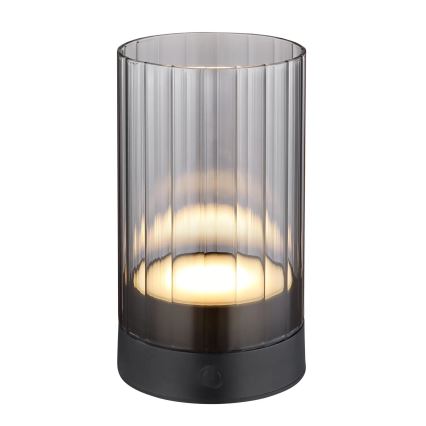 Globo - LED Utomhus ljusreglerad uppladdningsbar beröring bordslampa LED/2W/3,7V 2700/4000/6500K 1200mAh IP44 grå