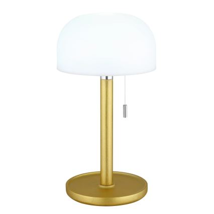 Globo - LED Uppladdningsbar bordslampa LED/1,5W/3,7V 3000/4200/6000K 1800mAh mässing