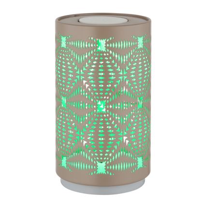 Globo - LED RGB Touchuppladdningsbar bordslampa LED/1W/5V 500 mAh brun