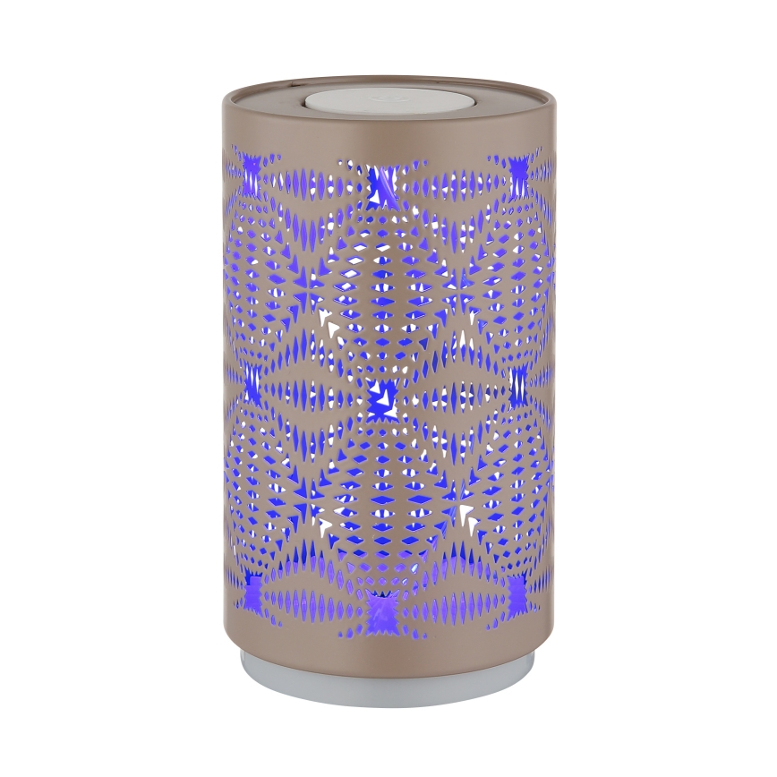 Globo - LED RGB Touchuppladdningsbar bordslampa LED/1W/5V 500 mAh brun