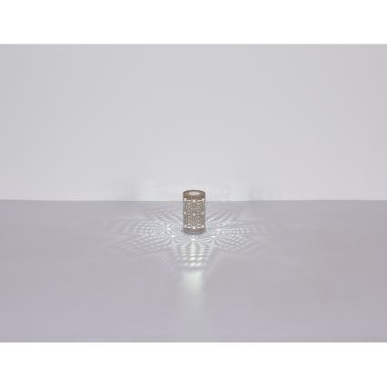 Globo - LED RGB Touchuppladdningsbar bordslampa LED/1W/5V 500 mAh brun