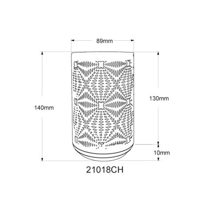 Globo - LED RGB Touchuppladdningsbar bordslampa LED/1W/5V 500 mAh brun