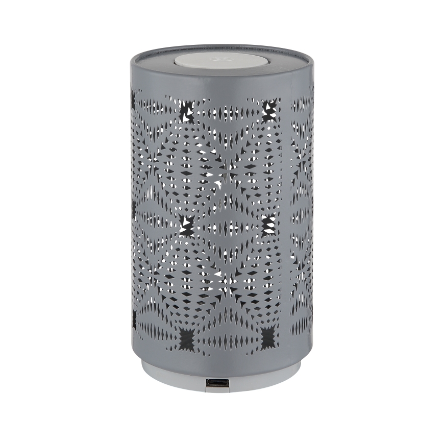 Globo - LED RGB Touchuppladdningsbar bordslampa LED/1W/5V 500 mAh grå