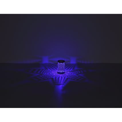 Globo - LED RGB Touchuppladdningsbar bordslampa LED/1W/5V 500 mAh grå