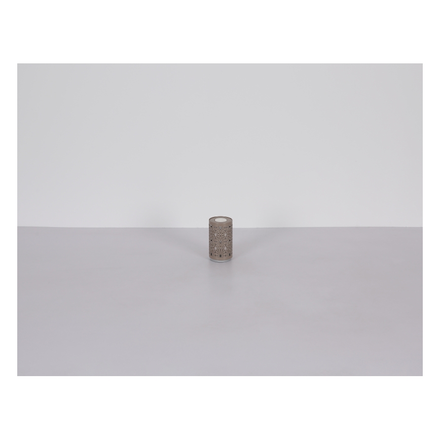 Globo - LED RGB Touchuppladdningsbar bordslampa LED/1W/5V 500 mAh grå