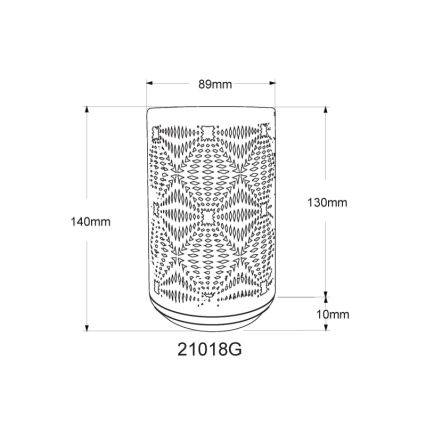 Globo - LED RGB Touchuppladdningsbar bordslampa LED/1W/5V 500 mAh grå