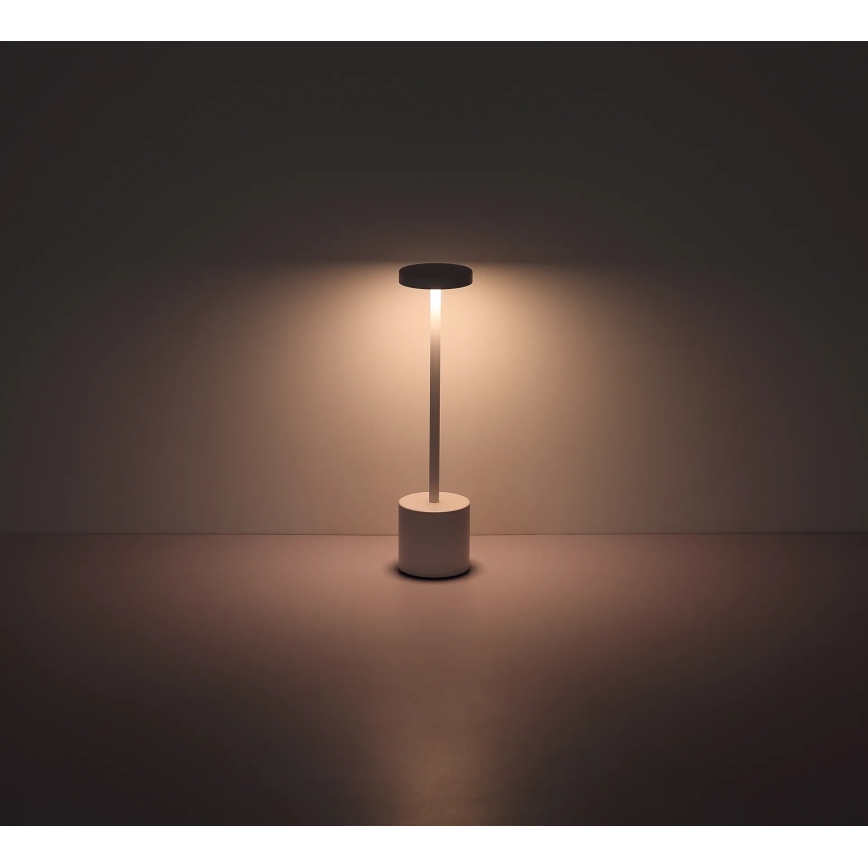 Globo - LED dimbar touchbordslampa LED/1,2W/3,7V 2000K/3500K/7000K 1200 mAh USB vit