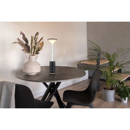 Globo - LED Dimbar uppladdningsbar touch bordslampa LED/1,2W/3,7V 3000K 1500mAh svart